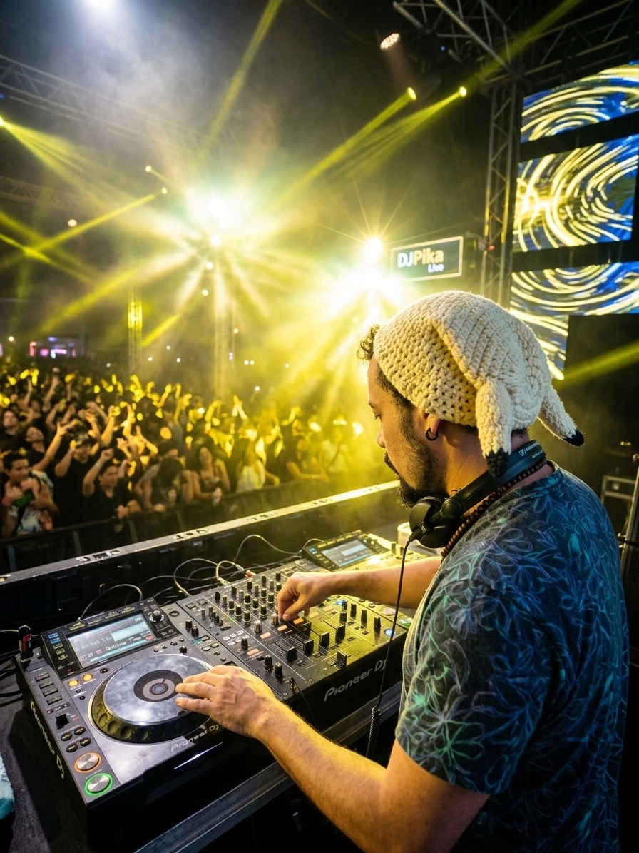 DJPika en evento